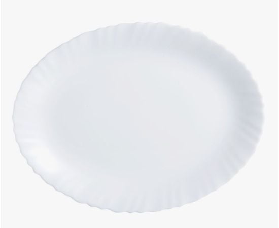 Plate serving Luminarc FESTON oval white 33 cm