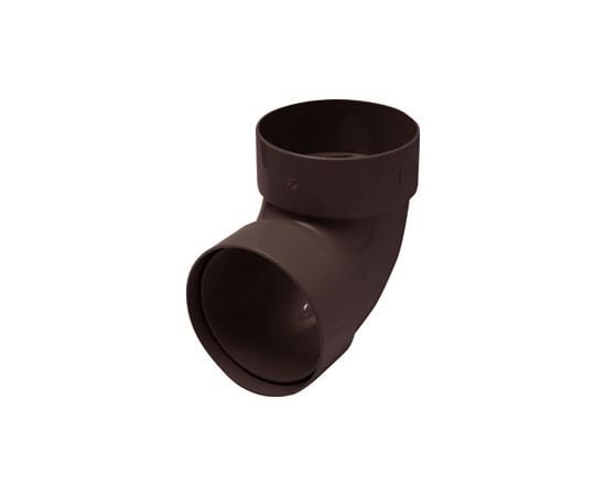 Pipe withdrawal Rainway 87° 100 mm brown