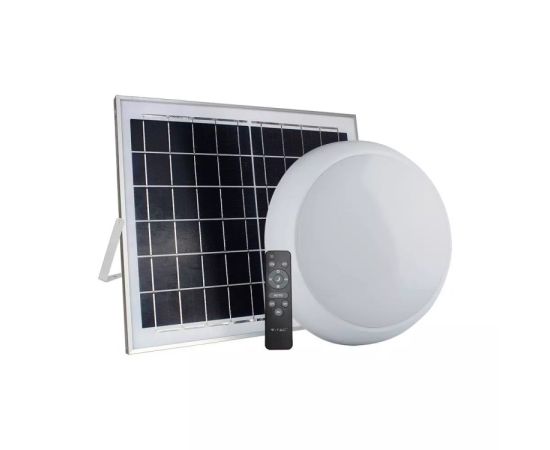 სანათი მზის პანელით და პულტით V-TAC LED Solar 7613 IP65 3in1 15W