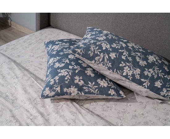 Bed linen set Ardesto Gloria ART2022FB 100%cotton 200x220cm blue