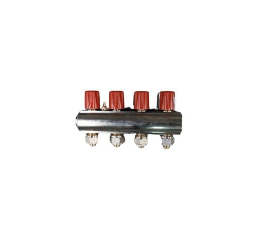 Manifold with valve ECA 4-Red