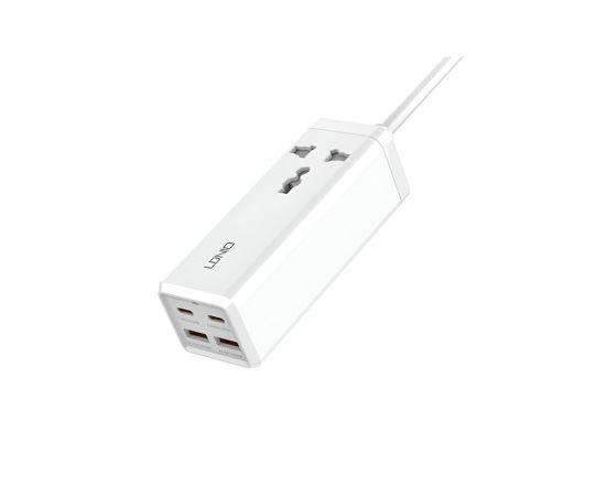 Удлинитель адаптер LDNIO SC1418 1 2м 2 USB-A C