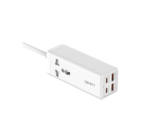 Удлинитель адаптер LDNIO SC1418 1 2м 2 USB-A C