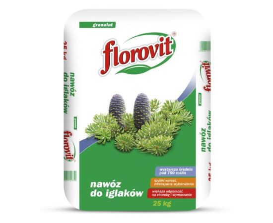 სასუქი Florovit Conifers 25 kg