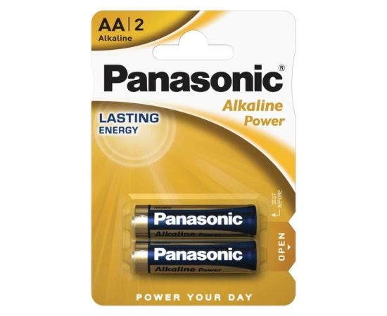 ელემენტი ალკალინური Panasonic Alkaline Power LR6 AA 2 2ც.