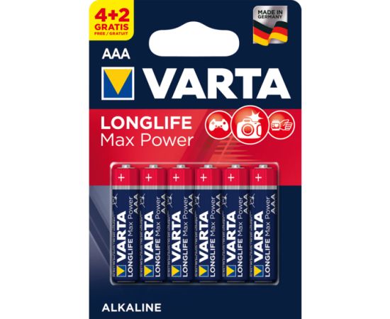 ელემენტი VARTA Longlife AAA 6 ც.