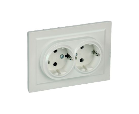 Socket IEK RS12-3-BrZh 2 BRITE 16A pearl