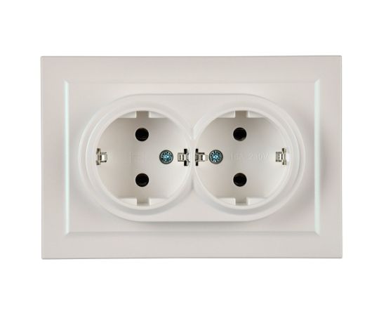 Socket IEK RS12-3-BrZh 2 BRITE 16A pearl