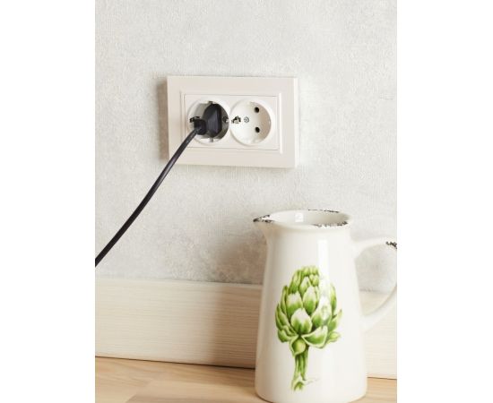 Socket IEK RS12-3-BrZh 2 BRITE 16A pearl