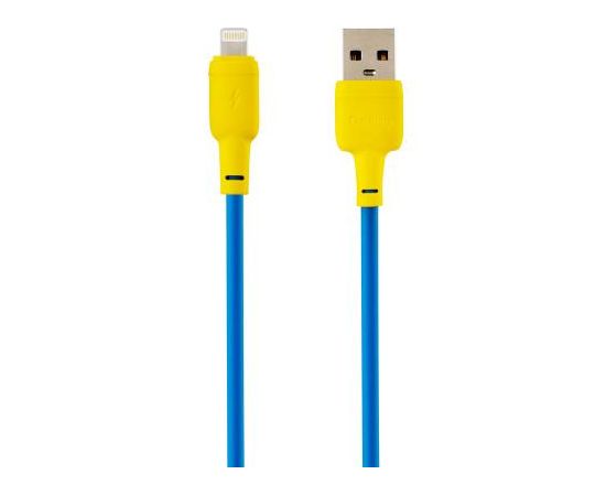 Cable Gelius USB Lightning yellow blue