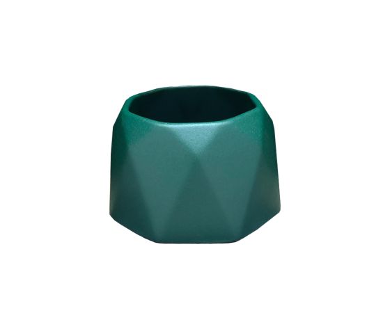 Pot ceramic emerald Oriana №1 0,35l