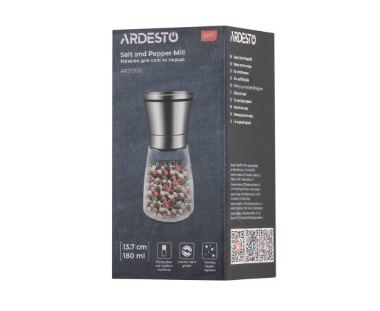 Salt shaker stainless steel Ardesto AR2101SS 180ml