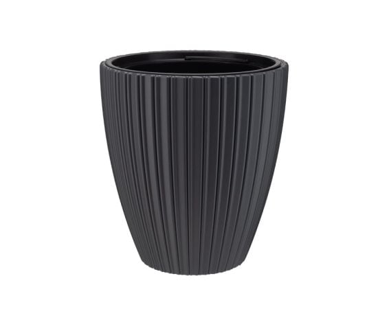 Flower pot FORM PLASTIC Mika 40 anthracite