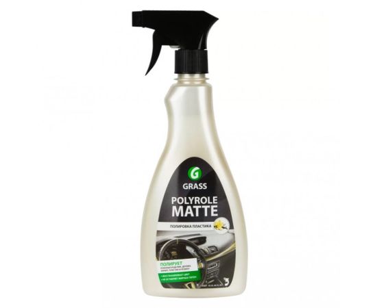 პოლიროლი პლასტმასის Grass Polyrole Matte Vanilla მქრქალი ბზუნვარება 600 მლ