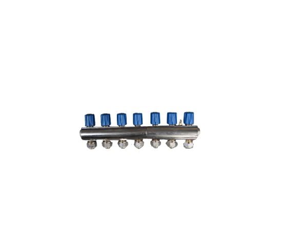 Manifold with valve ECA 7-Blue