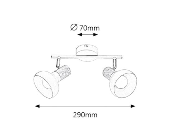 Spot lamp Rabalux Holly 5944 E14 2X MAX 40W