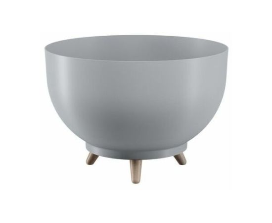 Горшок цветочный на ножках FORM PLASTIC Bowl Satina 30 платина