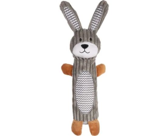 Toy dog rabbit Flamingo SQUEAKER GRAY 43cm