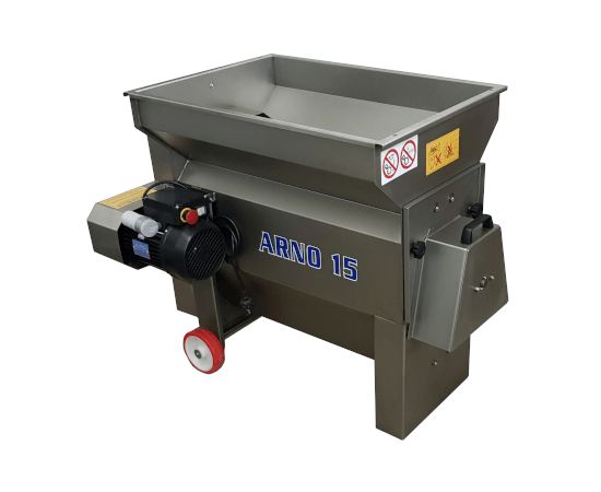 Electric grape crusher with with pump and comb separator Arno-15M 1500W