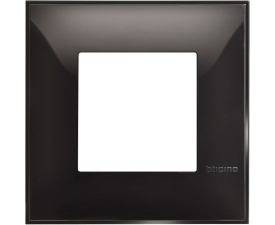 Frame Bticino 2 module black Classia