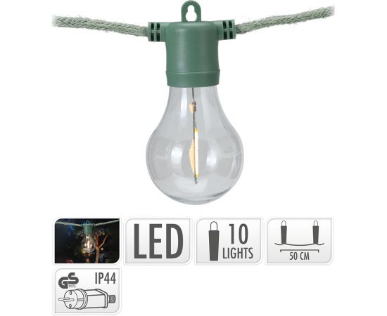 Party lamps green Koopman 50led