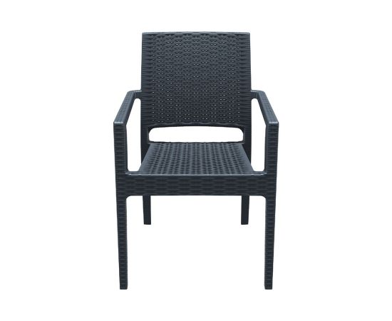 Armchair dark grey Ibiza 87x59x58 cm