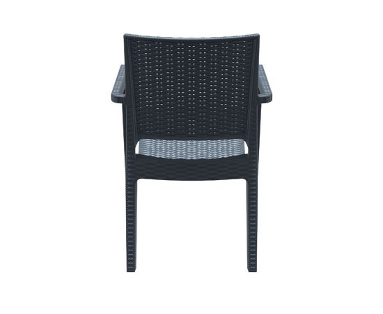 Armchair dark grey Ibiza 87x59x58 cm