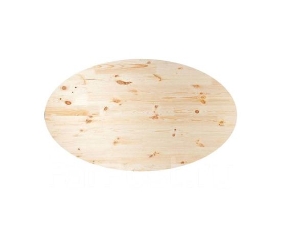 Oval pine table top Angara-Forest 600х1200