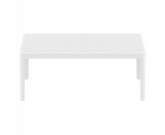 Coffee table white Sky Pearl 100x40x60 cm