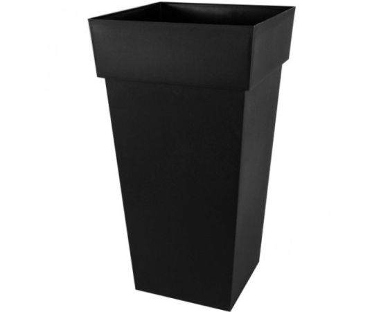 ქოთანი პლასტმასის EDA Plastiques POT TOSCANE XXL CARRE 98ლ 44 x 44 x 80,5სმ