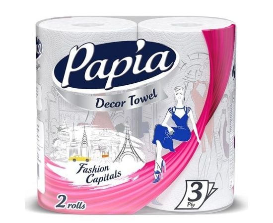 Kitchen paper towels Papia 2 pcs