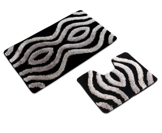 ნაკრები აბაზანის ფეხსაგების PLANET BATHMAT ACRYLIC 2 ც