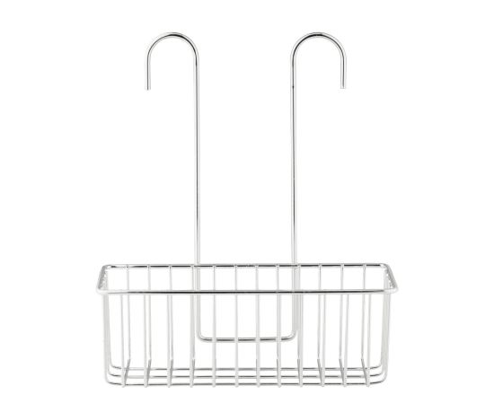 Bathroom shelf rectangle hanging Bisk Niagara Chrome