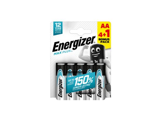 Батарейка Energizer AA 4+1 BP5 Max Plus ALK