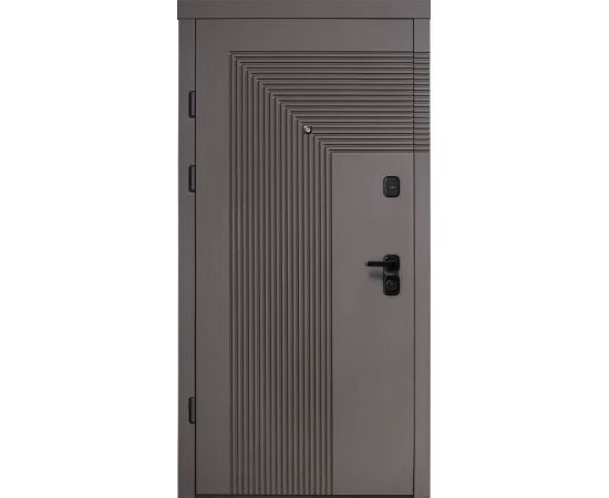 Metal door internal opening Doors 877A ELITE 980x2200 mm L anthracite