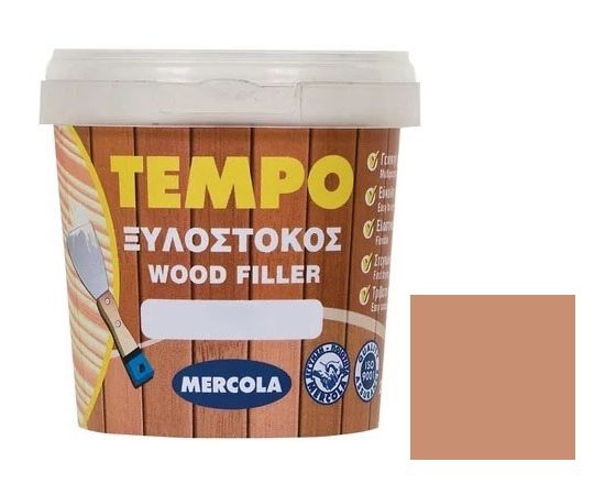 Шпаклевка для дерева Evochem Tempo Wood Filler 200 г светлый махагон