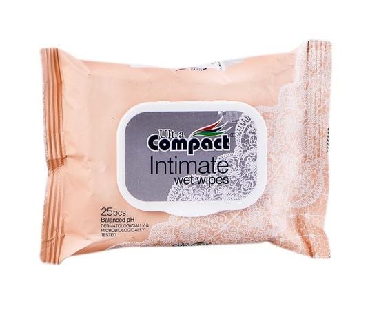 Салфетки влажные для интимной гигиены Compact 25 шт