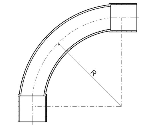 Колено/изгиб Kopos 4125_KB 25/85 мм 90°