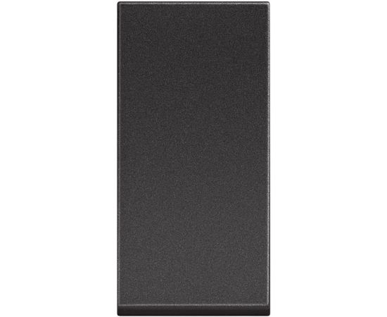 Switch pass-through without frame Bticino 1 module black Classia