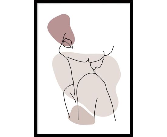 Picture in a frame Styler FP117 PINK WOMAN 50X70