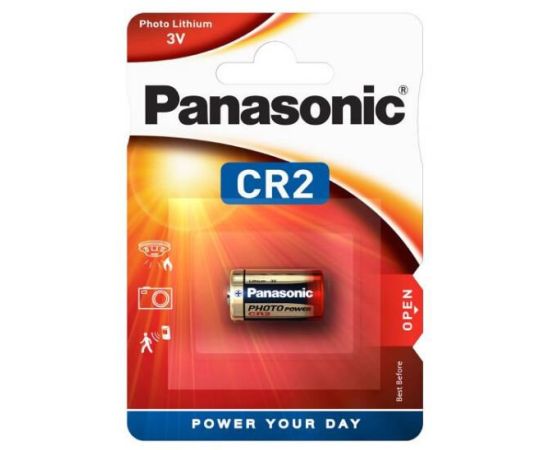 Литиевая батарейка Panasonic CR2 3V