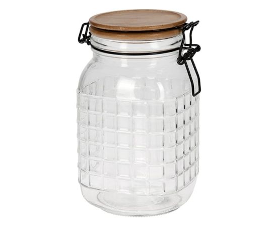 Glass jar with lid Koopman 1650 ml