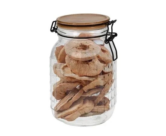 Glass jar with lid Koopman 1650 ml