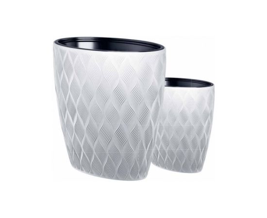 Flower pot FORM PLASTIC Flow ellipse 60 white