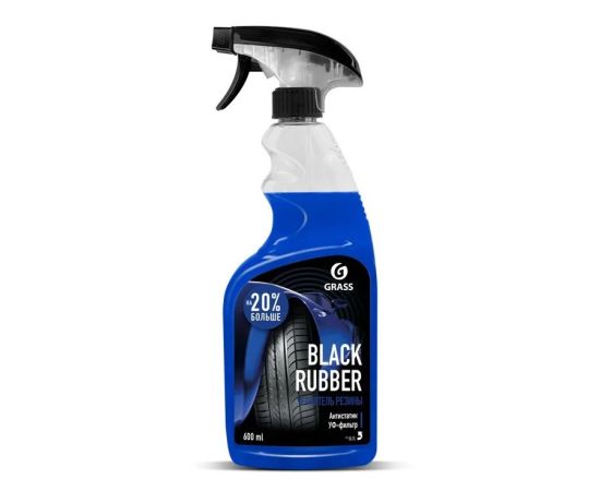 Polish for tires Grass Black Rubber 600 ml.