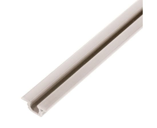 Plastic sliding door guide Valcomp white 2.5 m