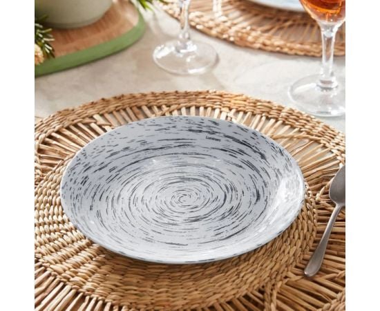 Dinner plate gray Luminarc 25cm 252493