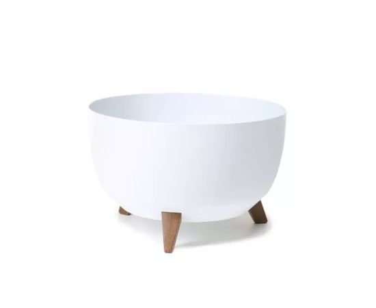 Flower pot with legs FORM PLASTIC Bowl Satina 40 white