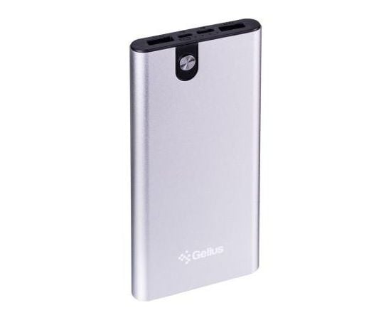 Пауэрбанк Gelius 10000mAh серебро