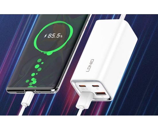 Зарядка LDNIO A4610C 65W 2 USB-A 2 USB-C